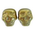 Golden Stainless Steel Wine Chiller Skull Shape